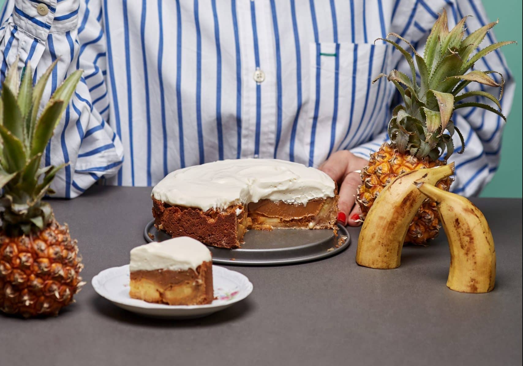 Banoffee saldais pīrāgs
